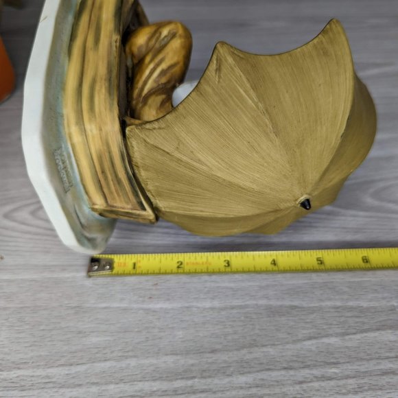 Vintage Gorham Ceramic Norman Rockwell Fishing Figure - Picture 14 of 14